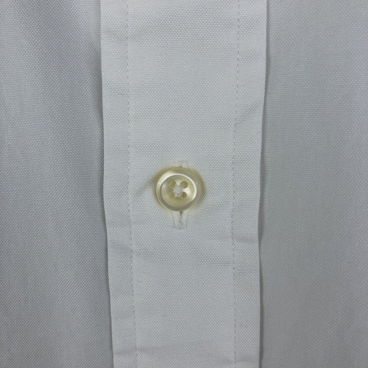 Ralph Lauren Classic Fit Long Sleeve Button Down Shirt Men's M cotton white type Vintage Second Hand