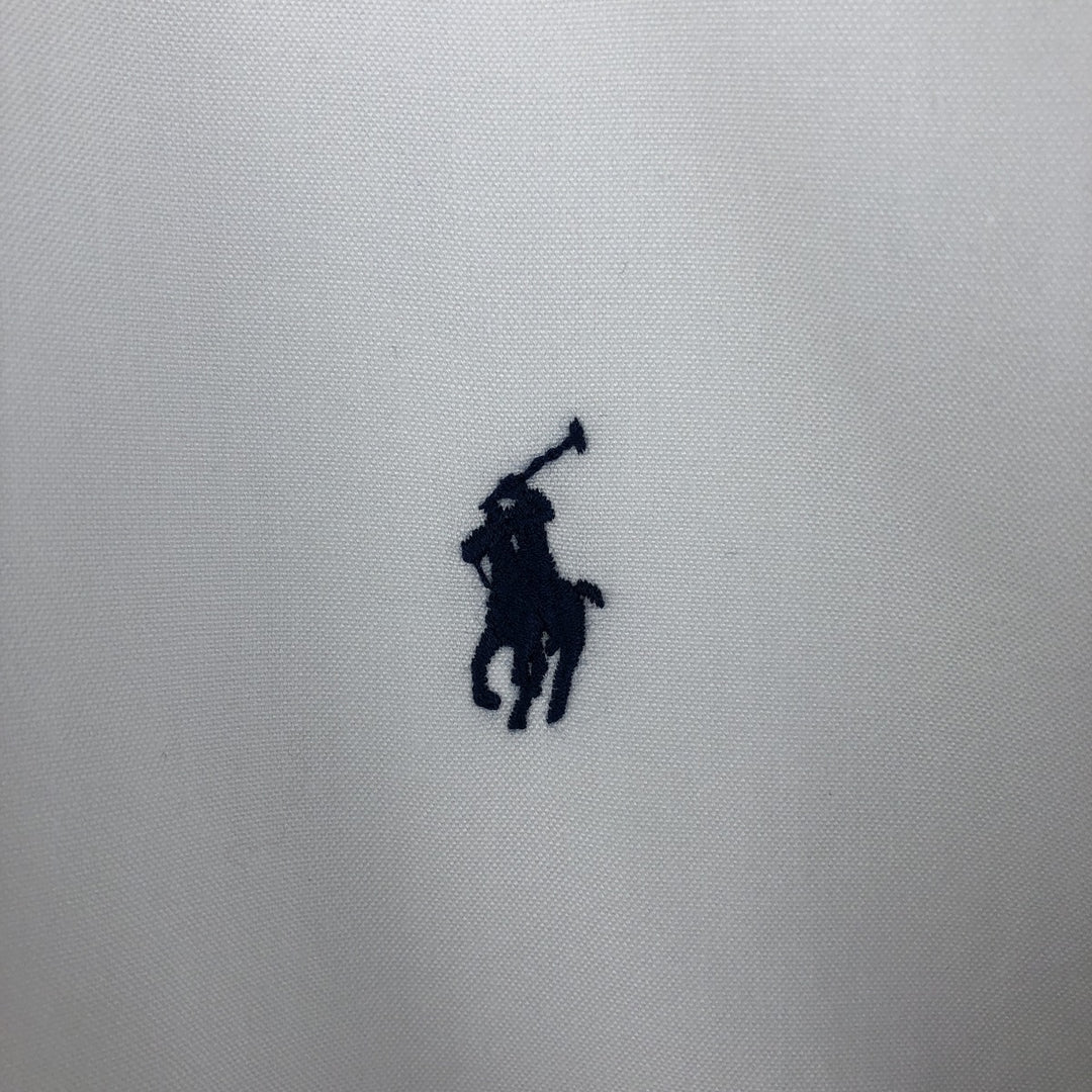 Ralph Lauren Classic Fit Long Sleeve Button Down Shirt Men's M cotton white type Vintage Second Hand
