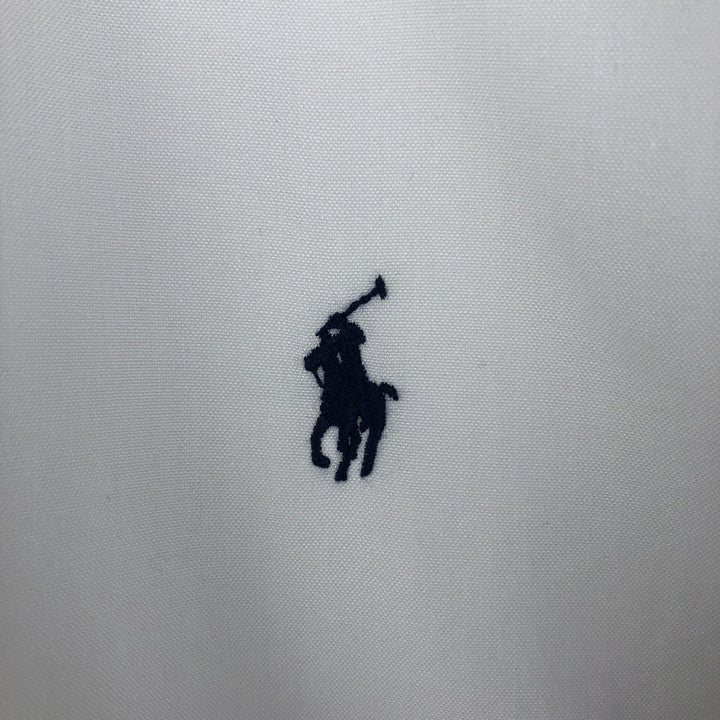 Ralph Lauren Classic Fit Long Sleeve Button Down Shirt Men's M cotton white type Vintage Second Hand