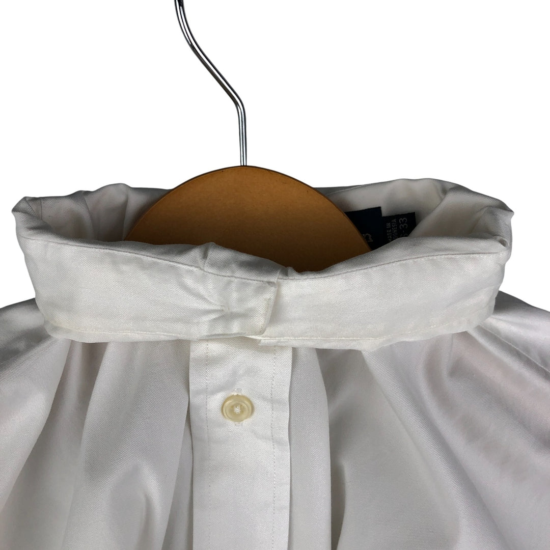 Ralph Lauren YARMOUTH long sleeve button down shirt, men's size L cotton white type Vintage Second Hand