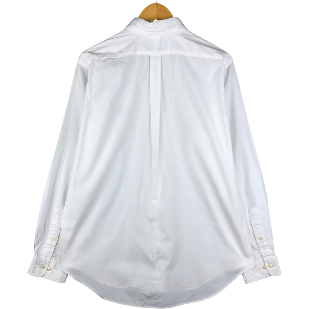 Ralph Lauren Classic Fit Long Sleeve Button Down Shirt, Men's Size L cotton white type Vintage Second Hand