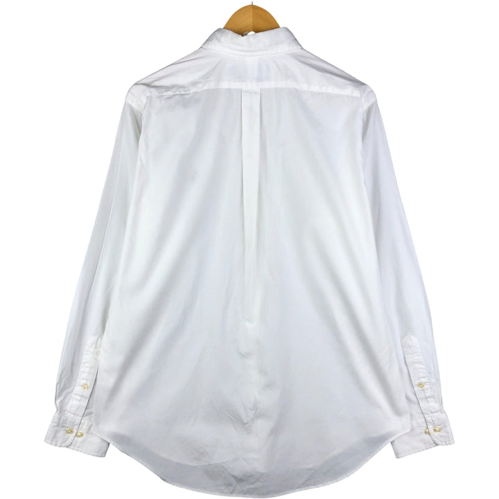 Ralph Lauren Classic Fit Long Sleeve Button Down Shirt, Men's Size L cotton white type Vintage Second Hand