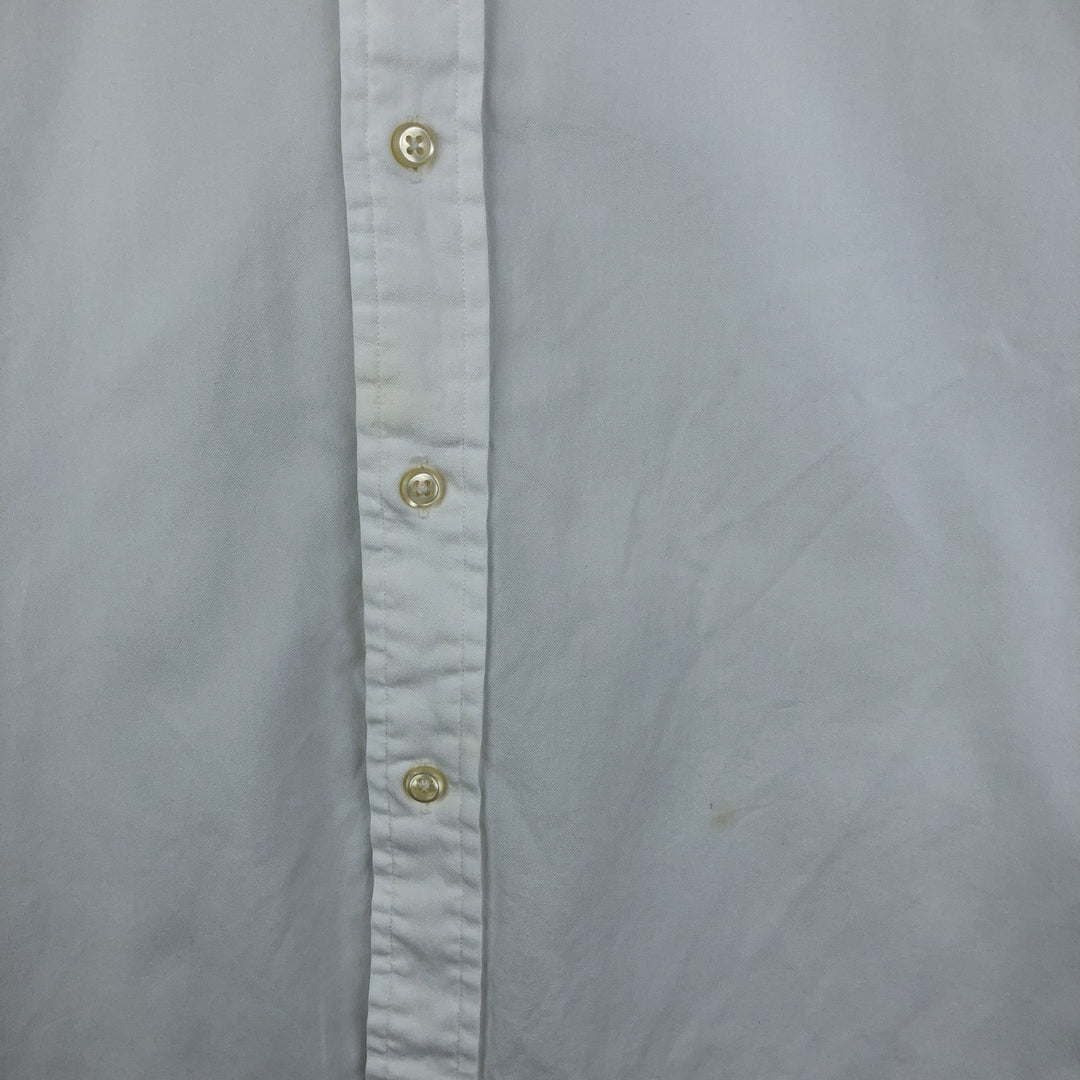 Ralph Lauren Classic Fit Long Sleeve Button Down Shirt, Men's Size L cotton white type Vintage Second Hand