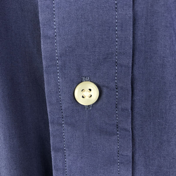 Ralph Lauren BLAKE long sleeve button down shirt, men's size L cotton Purple type blue-purple Vintage Second Hand