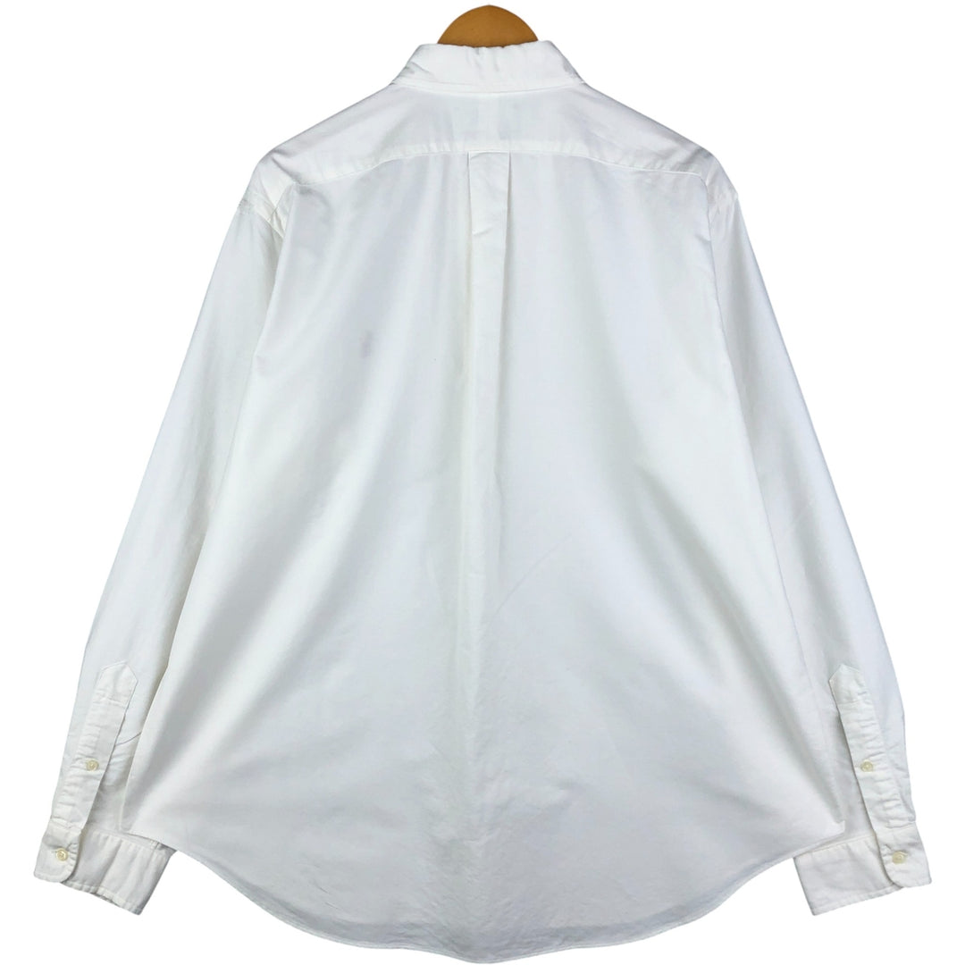 Ralph Lauren Classic Fit Long Sleeve Button Down Shirt Men's XL cotton white type Vintage Second Hand
