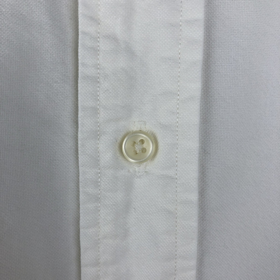 Ralph Lauren Classic Fit Long Sleeve Button Down Shirt Men's XL cotton white type Vintage Second Hand
