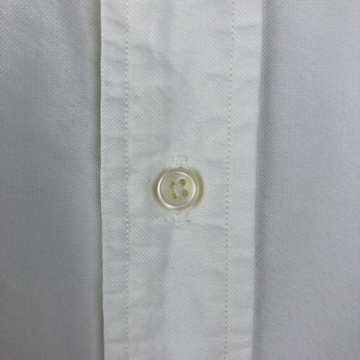 Ralph Lauren Classic Fit Long Sleeve Button Down Shirt Men's XL cotton white type Vintage Second Hand