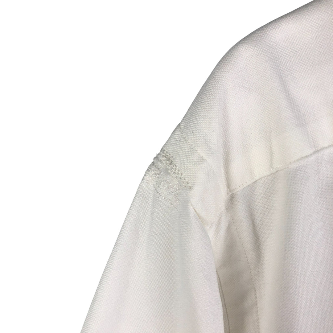 Ralph Lauren Classic Fit Long Sleeve Button Down Shirt Men's XL cotton white type Vintage Second Hand