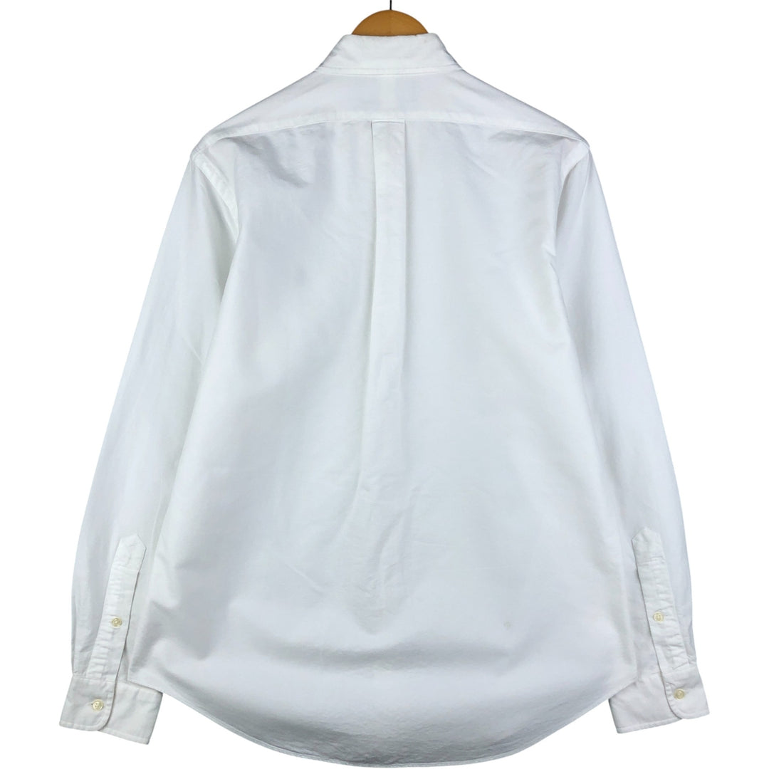 Ralph Lauren CUSTOM FIT long sleeve button down shirt, men's size M cotton white type Vintage Second Hand