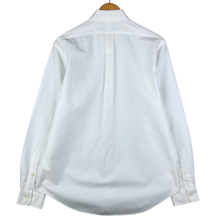 Ralph Lauren CUSTOM FIT long sleeve button down shirt, men's size M cotton white type Vintage Second Hand