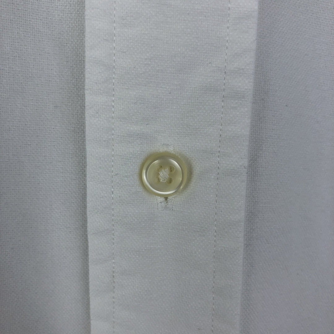 Ralph Lauren CUSTOM FIT long sleeve button down shirt, men's size M cotton white type Vintage Second Hand