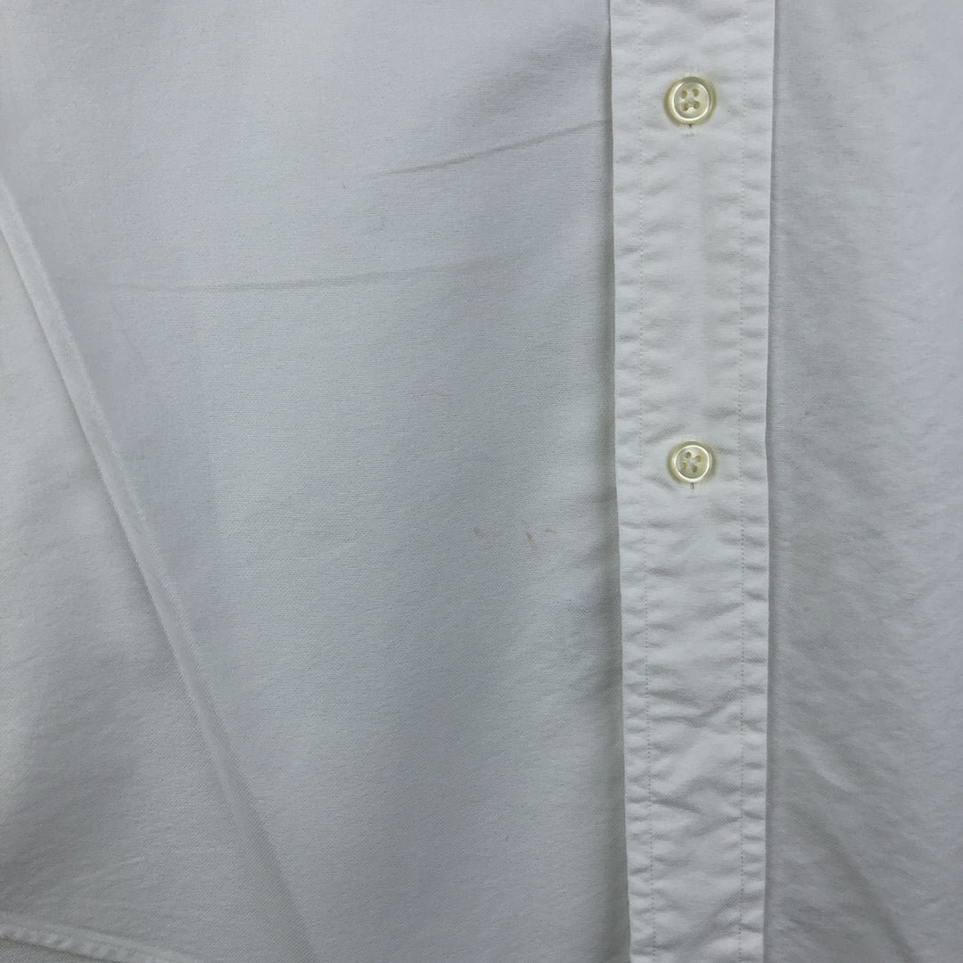 Ralph Lauren CUSTOM FIT long sleeve button down shirt, men's size M cotton white type Vintage Second Hand