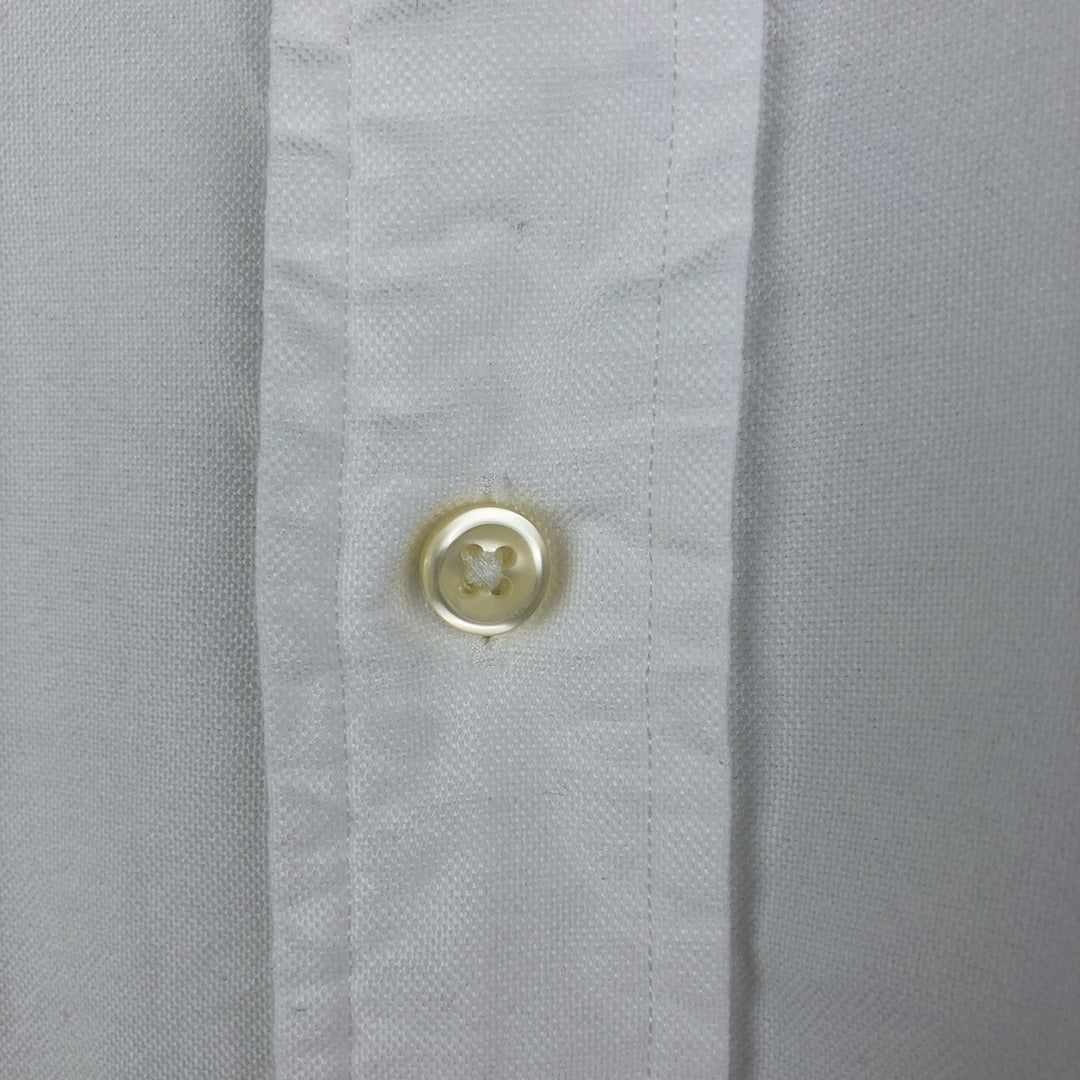 Ralph Lauren Classic Fit Long Sleeve Button Down Shirt, Men's Size L cotton white type Vintage Second Hand