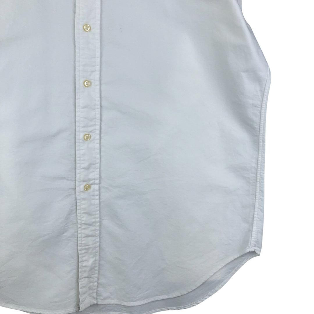 Ralph Lauren Classic Fit Long Sleeve Button Down Shirt, Men's Size L cotton white type Vintage Second Hand
