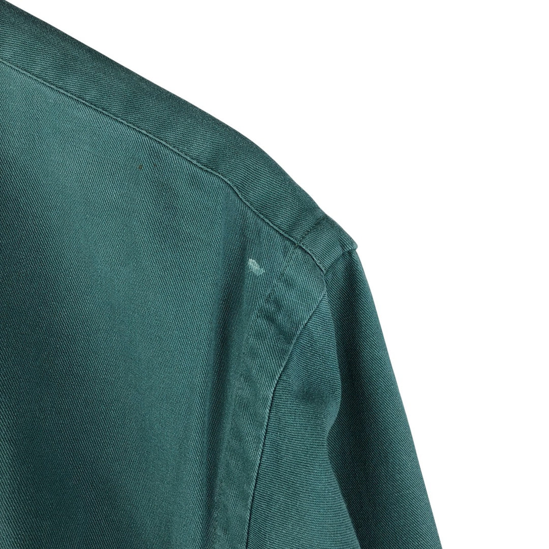 Ralph Lauren long sleeve button down shirt, men's XL size cotton green type Vintage Second Hand