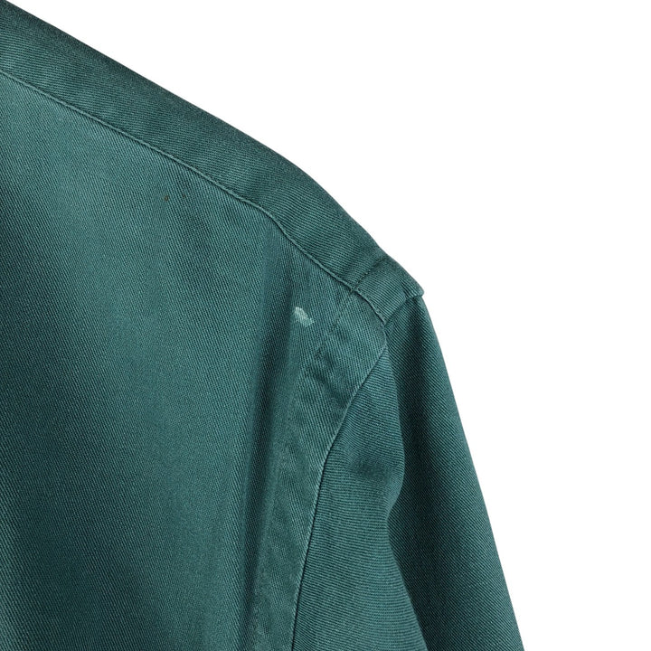 Ralph Lauren long sleeve button down shirt, men's XL size cotton green type Vintage Second Hand