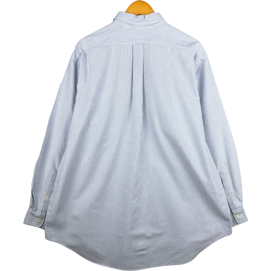 Ralph Lauren YARMOUTH Long Sleeve Button-Down Striped Shirt, Men's XL cotton white type Vintage Second Hand