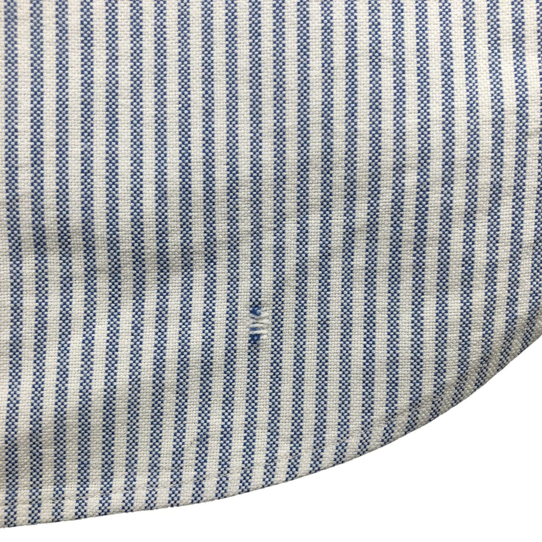 Ralph Lauren YARMOUTH Long Sleeve Button-Down Striped Shirt, Men's XL cotton white type Vintage Second Hand