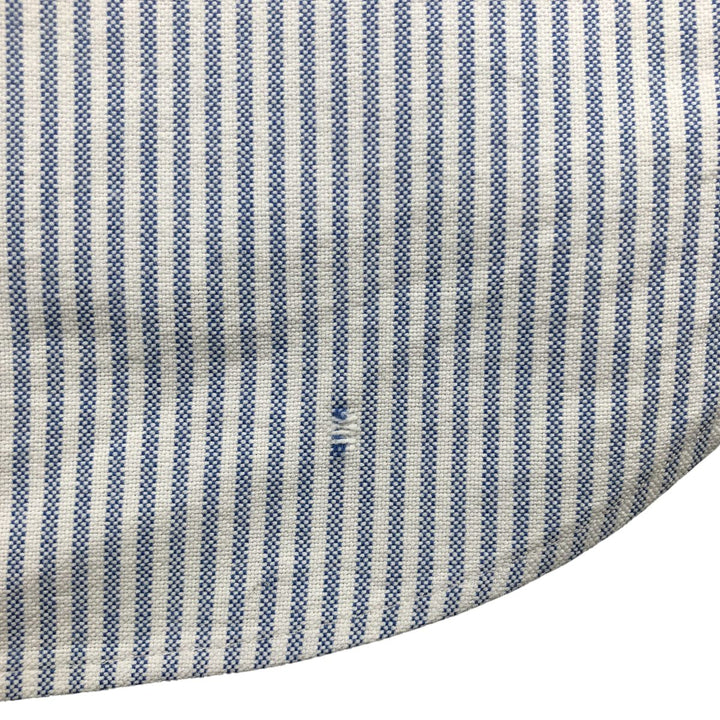 Ralph Lauren YARMOUTH Long Sleeve Button-Down Striped Shirt, Men's XL cotton white type Vintage Second Hand