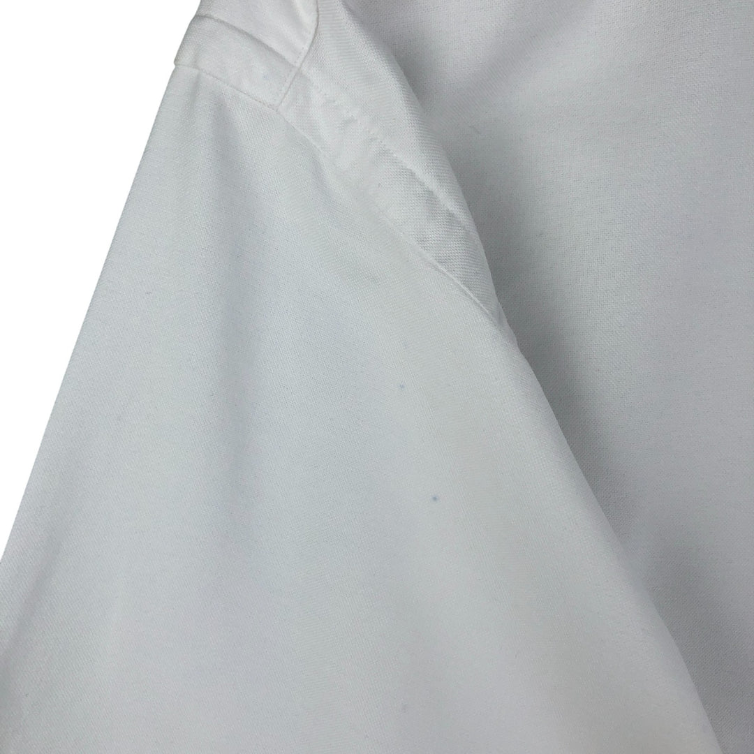 Ralph Lauren YARMOUTH long sleeve button down shirt, men's size L cotton white type Vintage Second Hand