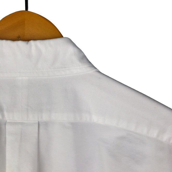 Ralph Lauren YARMOUTH long sleeve button down shirt, men's size L cotton white type Vintage Second Hand