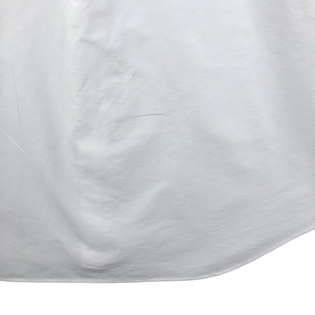 Ralph Lauren YARMOUTH long sleeve button down shirt, men's size L cotton white type Vintage Second Hand