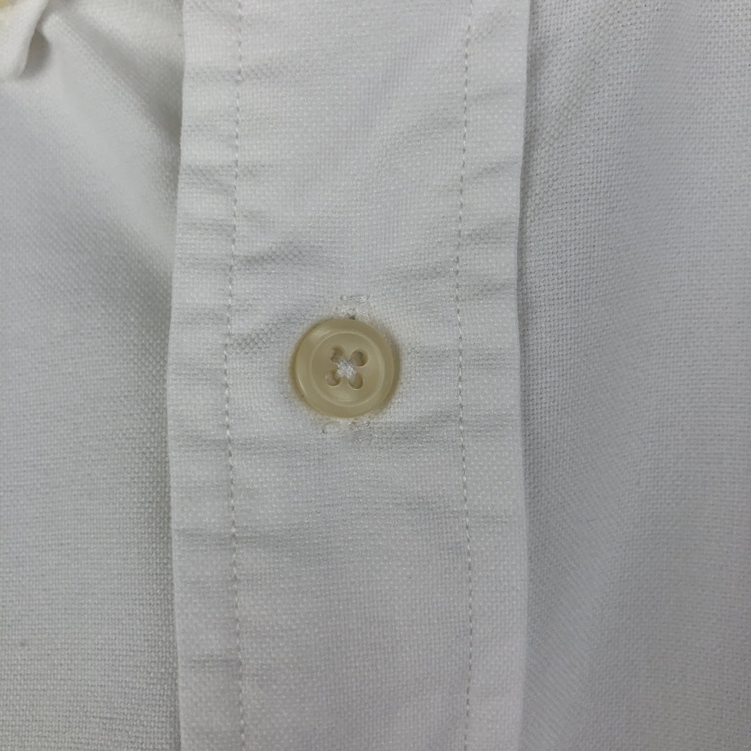 Ralph Lauren YARMOUTH long sleeve button down shirt, men's XL size cotton white type Vintage Second Hand