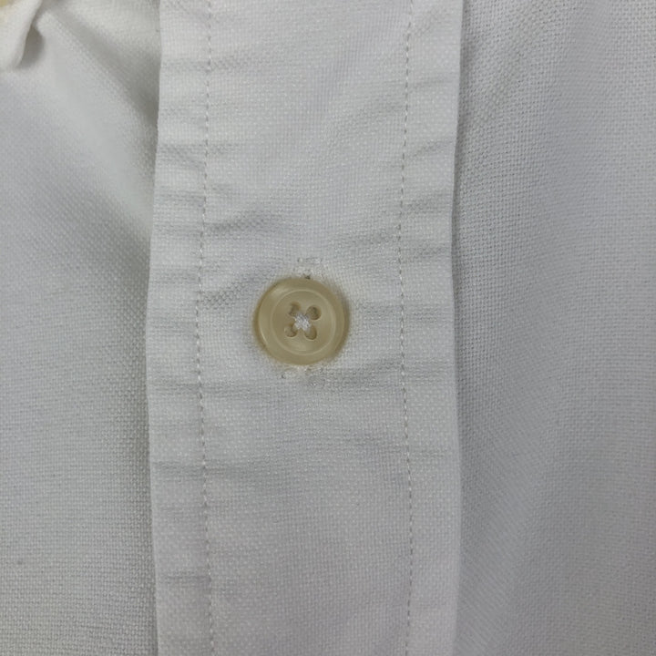 Ralph Lauren YARMOUTH long sleeve button down shirt, men's XL size cotton white type Vintage Second Hand