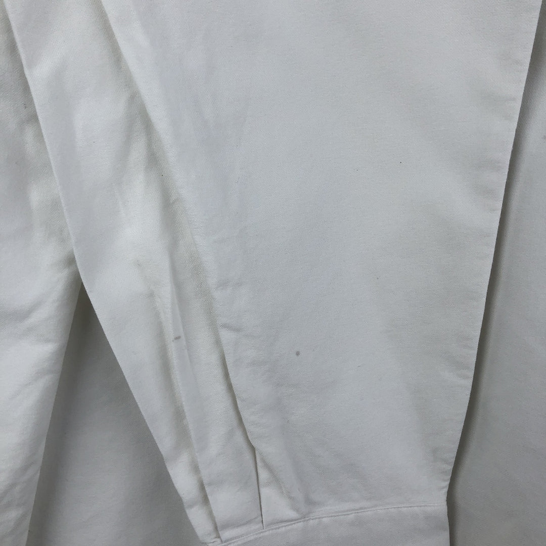 Ralph Lauren YARMOUTH long sleeve button down shirt, men's XL size cotton white type Vintage Second Hand