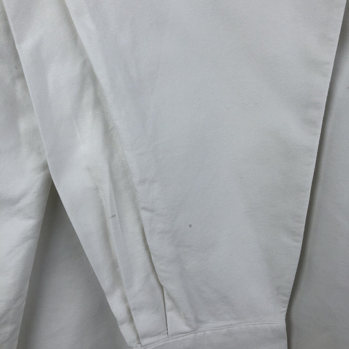 Ralph Lauren YARMOUTH long sleeve button down shirt, men's XL size cotton white type Vintage Second Hand