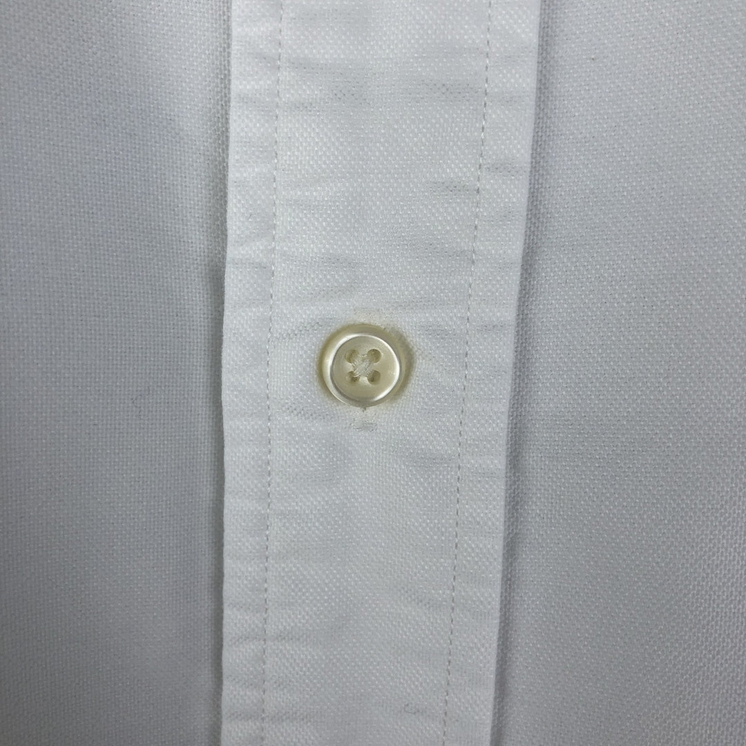 Ralph Lauren CUSTOM FIT long sleeve button down shirt, men's size M cotton white type Vintage Second Hand