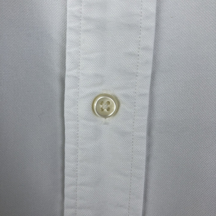 Ralph Lauren CUSTOM FIT long sleeve button down shirt, men's size M cotton white type Vintage Second Hand