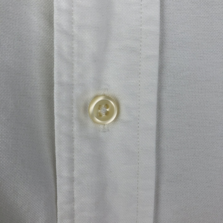 Ralph Lauren Classic Fit Long Sleeve Button Down Shirt, Men's Size L cotton white type Vintage Second Hand