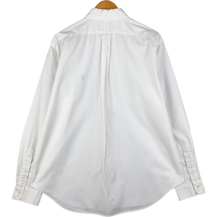 Ralph Lauren Classic Fit Long Sleeve Button Down Shirt, Men's Size L cotton white type Vintage Second Hand
