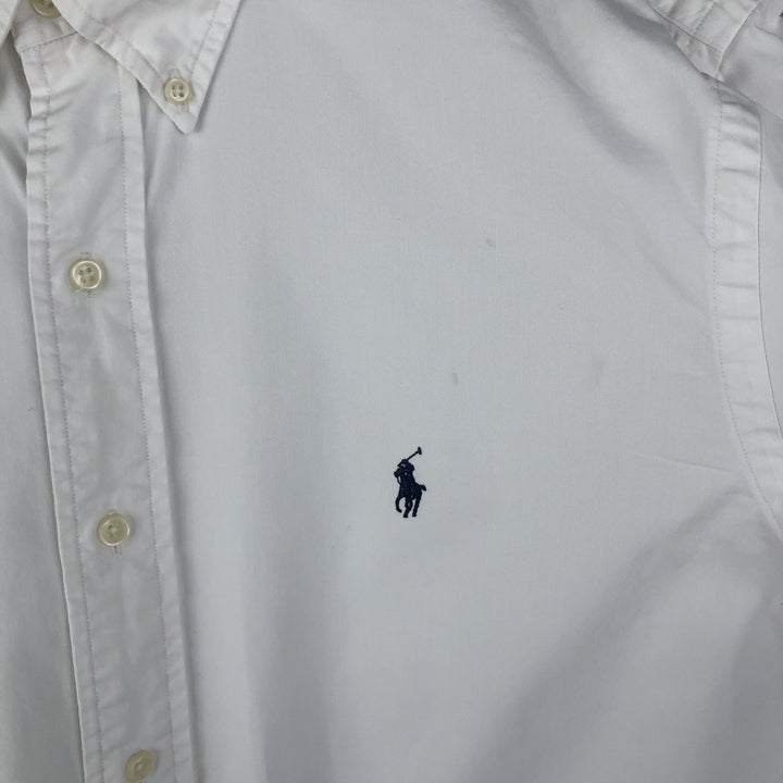 Ralph Lauren Classic Fit Long Sleeve Button Down Shirt, Men's Size L cotton white type Vintage Second Hand