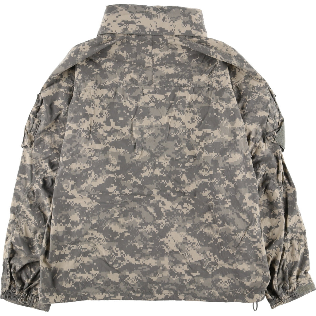 Authentic 2000'S US military ECWCS GEN3 ACU digital camo military Gore-Tex parka, made in the USA, size LR (equivalent to men's L). Nylon Khaki type Vintage Second Hand