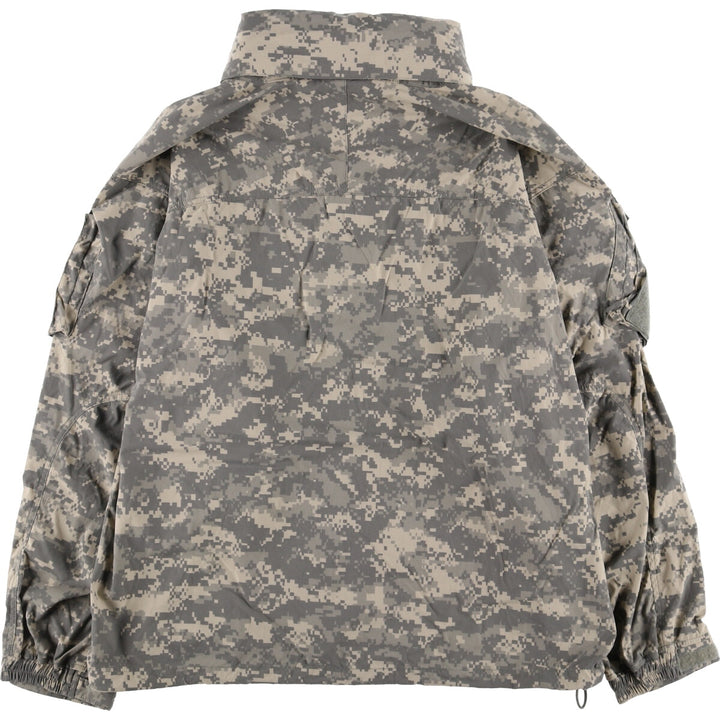 Authentic 2000'S US military ECWCS GEN3 ACU digital camo military Gore-Tex parka, made in the USA, size LR (equivalent to men's L). Nylon Khaki type Vintage Second Hand