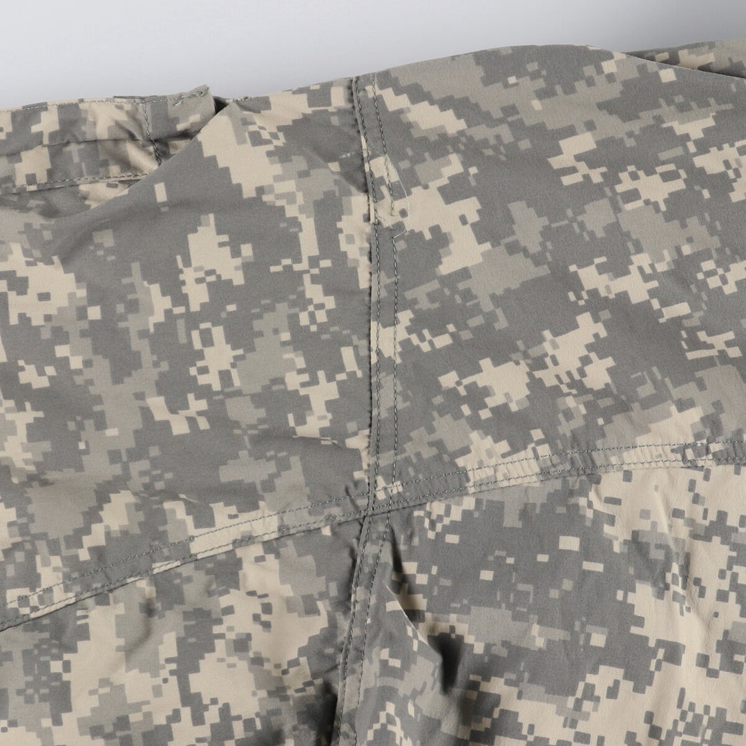 Authentic 2000'S US military ECWCS GEN3 ACU digital camo military Gore-Tex parka, made in the USA, size LR (equivalent to men's L). Nylon Khaki type Vintage Second Hand