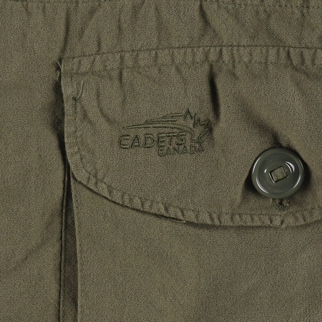 Canadian Army MK2 Military Combat Jacket, Men's Size L unclear Khaki type Vintage Second Hand