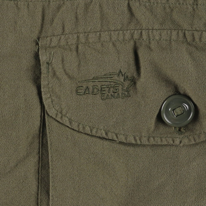 Canadian Army MK2 Military Combat Jacket, Men's Size L unclear Khaki type Vintage Second Hand