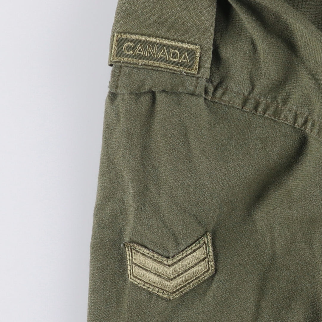 Canadian Army MK2 Military Combat Jacket Men's XL unclear Khaki type Vintage Second Hand