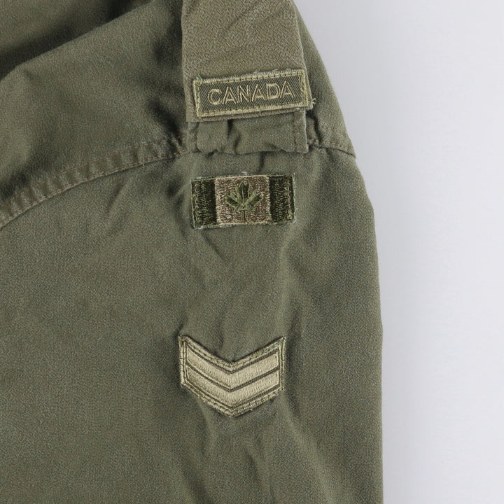 Canadian Army MK2 Military Combat Jacket Men's XL unclear Khaki type Vintage Second Hand