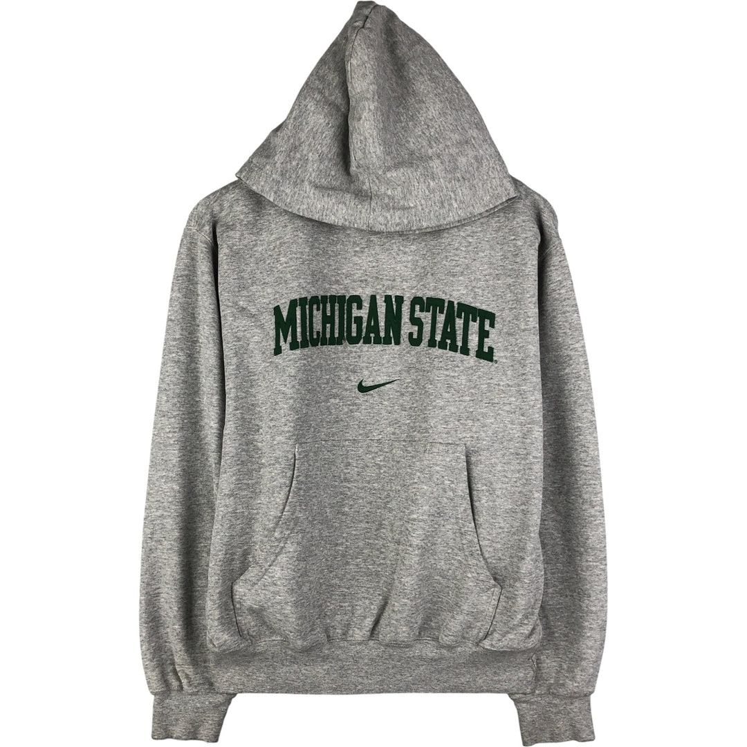 2000'S Nike Team College Pullover Hoodie, Men's Size Small cotton gray type Vintage Second Hand