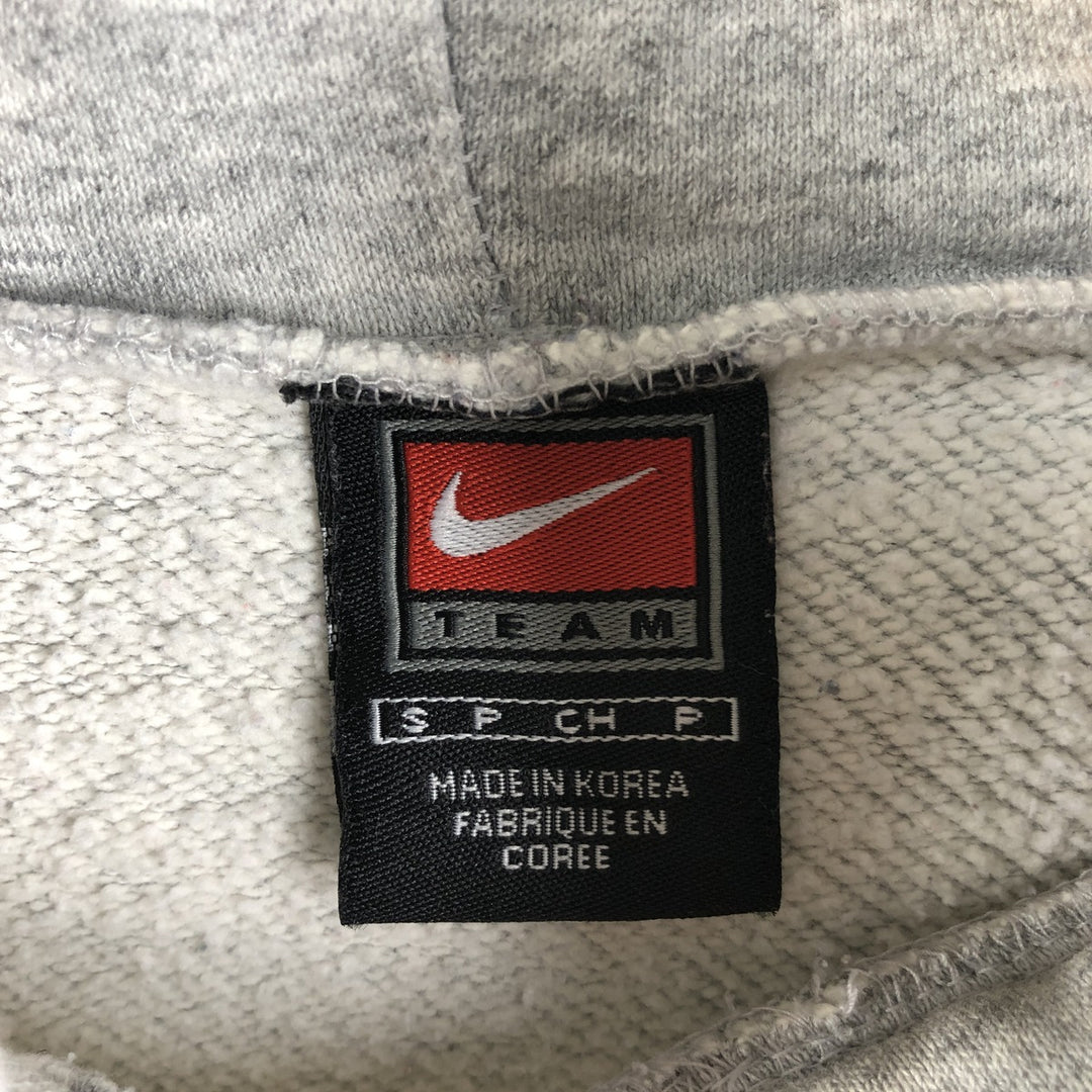 2000'S Nike Team College Pullover Hoodie, Men's Size Small cotton gray type Vintage Second Hand