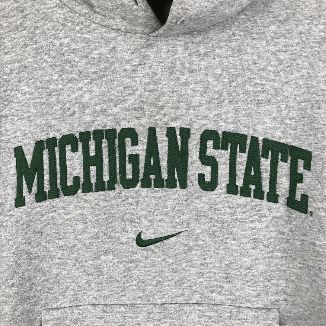2000'S Nike Team College Pullover Hoodie, Men's Size Small cotton gray type Vintage Second Hand
