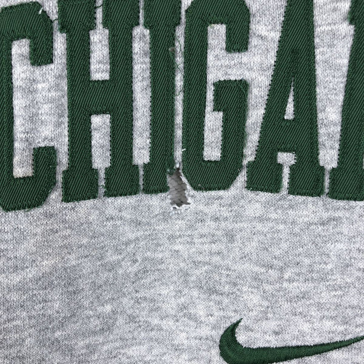 2000'S Nike Team College Pullover Hoodie, Men's Size Small cotton gray type Vintage Second Hand