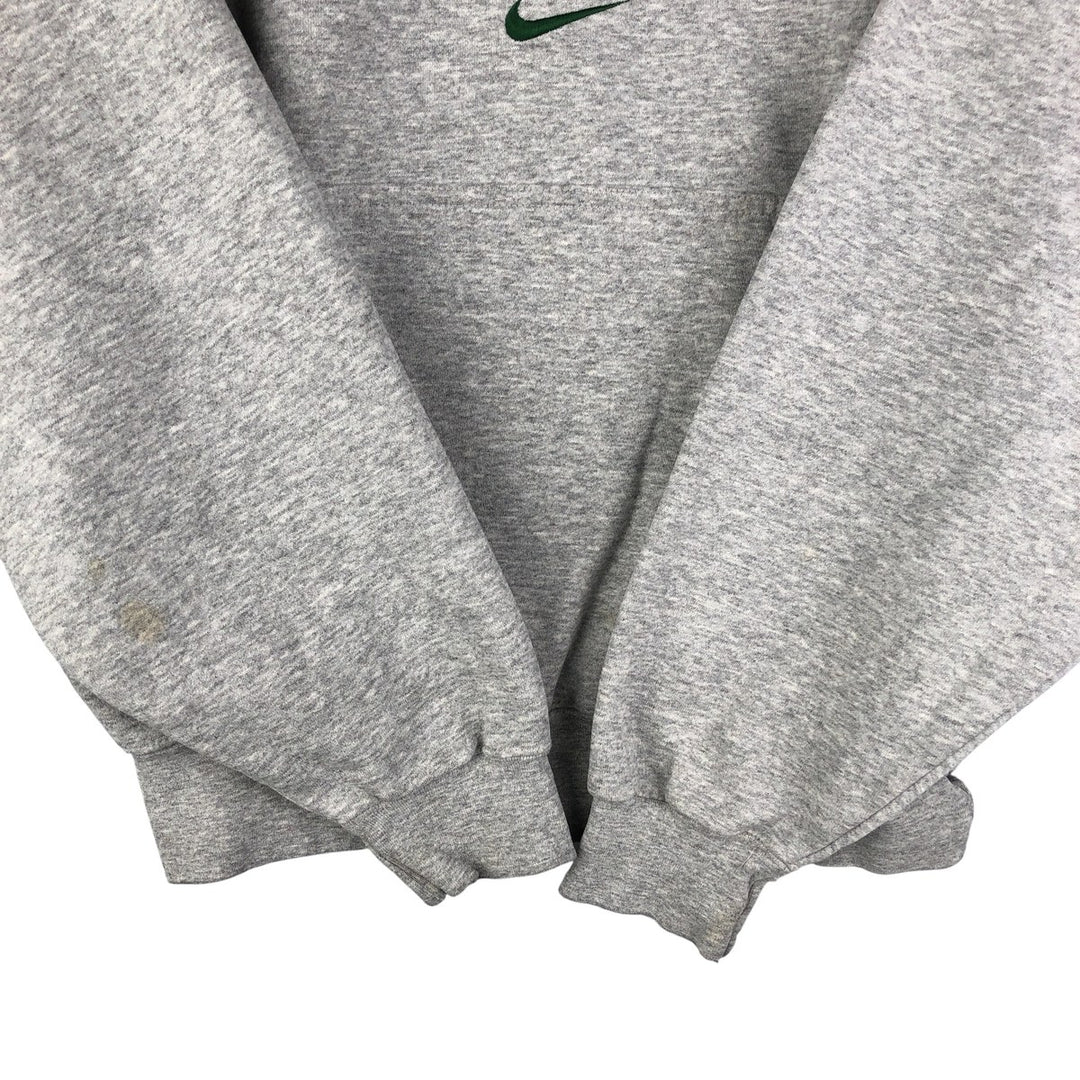 2000'S Nike Team College Pullover Hoodie, Men's Size Small cotton gray type Vintage Second Hand