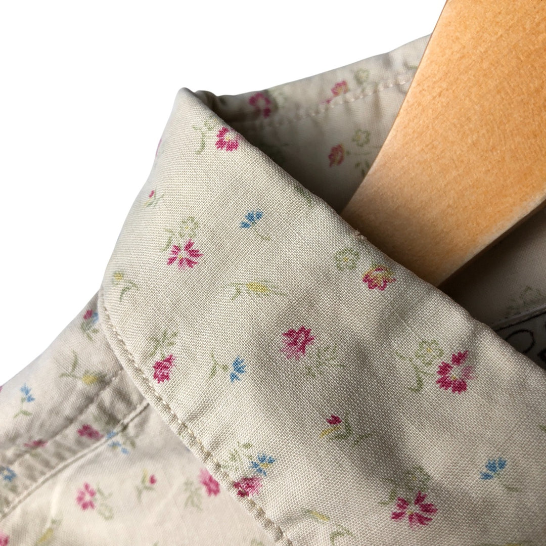 Vintage 1970'S Ralph Lauren Polo Western shirt with floral print, long sleeves, size M, women's. cotton yellow type Vintage Second Hand