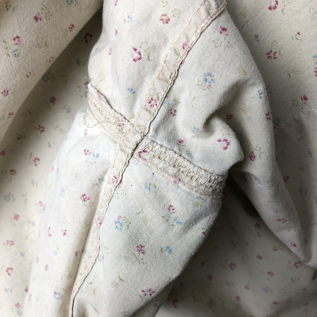 Vintage 1970'S Ralph Lauren Polo Western shirt with floral print, long sleeves, size M, women's. cotton yellow type Vintage Second Hand