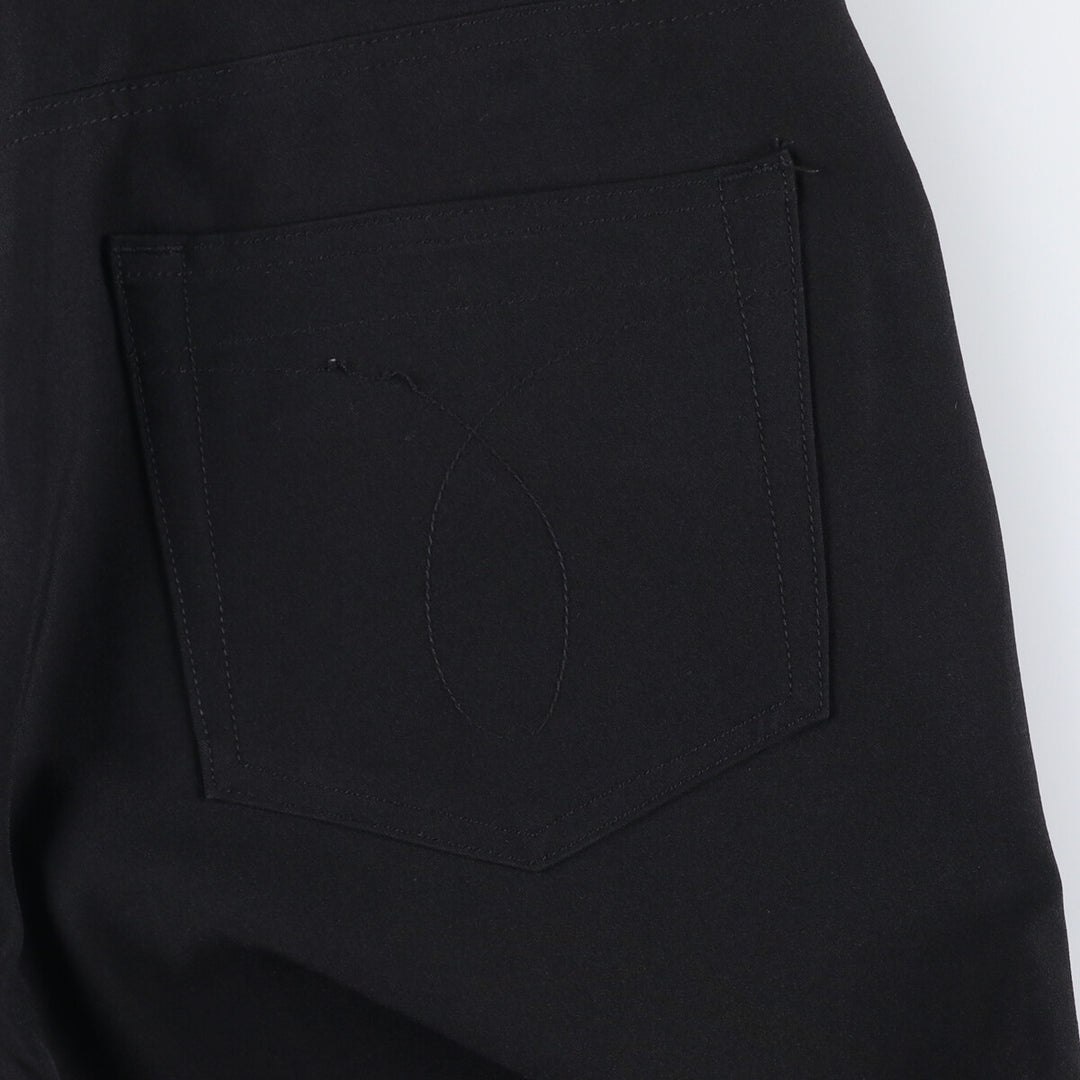 90s-00'S Calvin Klein Jeans Wide Leg Pants Men's Vintage Size W36 polyester black type Vintage Second Hand